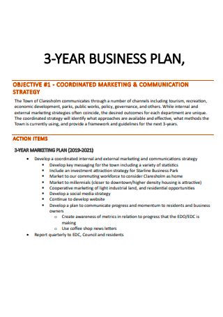 3 Year Business Plan Template The Modern Rules Of 3 Year Business Plan